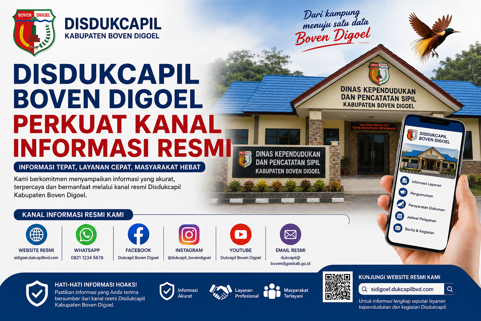 Gambar berita Disdukcapil Boven Digoel Perkuat Kanal Informasi Resmi